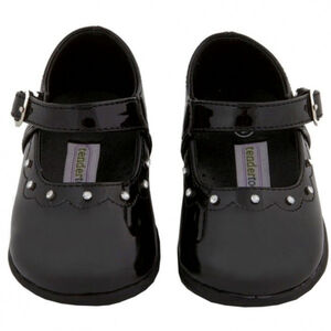 Mary Jane Patent with studs & faux buckle closure